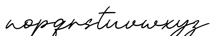 AsitaSignature-Regular Font LOWERCASE