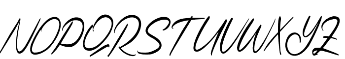 Asitader Font UPPERCASE