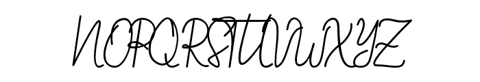 Asittany Script-Regular Font UPPERCASE