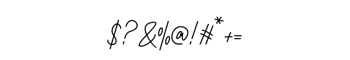 Aslaha Biladina Signature Font OTHER CHARS