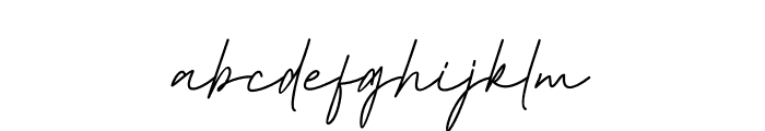 Aslaha Biladina Signature Font LOWERCASE