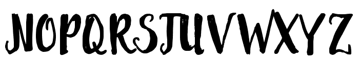 AslyBrush Font UPPERCASE