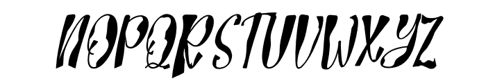Asmbuh Italic Italic Font UPPERCASE
