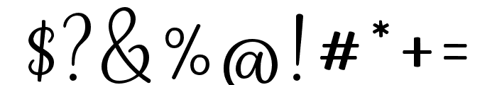 Assakita-Regular Font OTHER CHARS