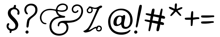 Assessment Handwritten Regular Font OTHER CHARS