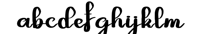 Astagitha Font LOWERCASE