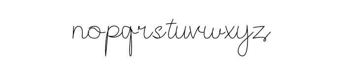 Astana Font LOWERCASE