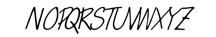 Astar Italic Font UPPERCASE