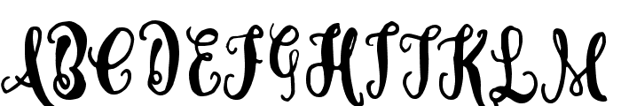 Astel Typeface Font UPPERCASE