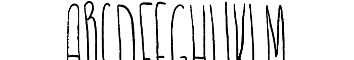 Astell Long Hand Font UPPERCASE