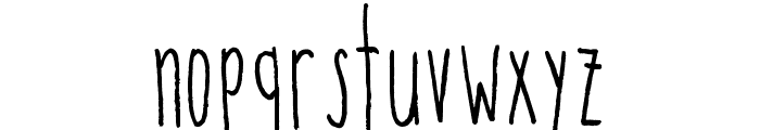 Astell Long Hand Font LOWERCASE