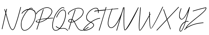 Astella Signature Font UPPERCASE