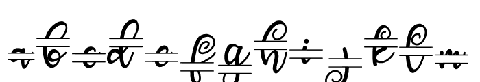 Aster Monogram Font LOWERCASE