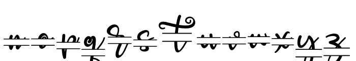 Aster Monogram Font LOWERCASE