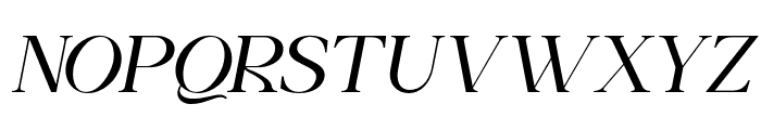 Astera Casty Italic Font UPPERCASE