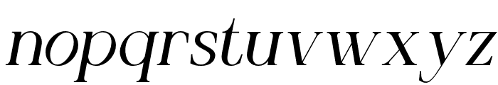 Astera Casty Italic Font LOWERCASE