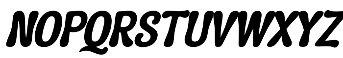 Asterah Quirkyn Italic Font UPPERCASE