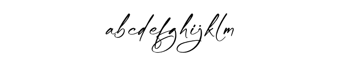 Asthelica Questak Script Font LOWERCASE
