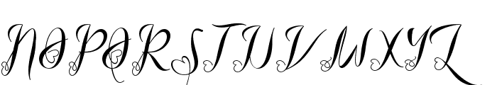 Astherlia Font UPPERCASE