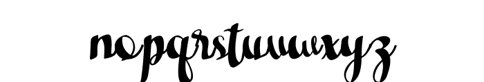 Asti Lovely Babe Font LOWERCASE