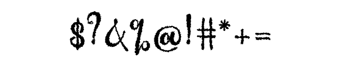  Astine Sophiya Distort Regular Font OTHER CHARS