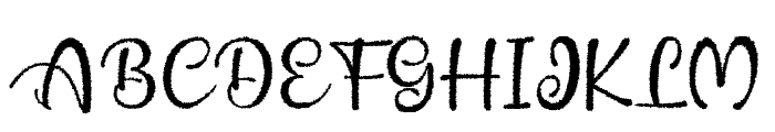  Astine Sophiya Distort Regular Font UPPERCASE