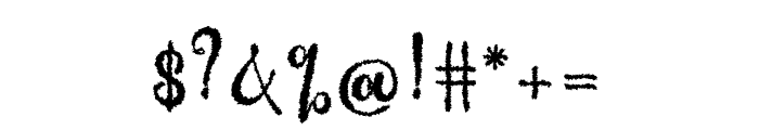 AstineSophiyaDistort-Regular Font OTHER CHARS