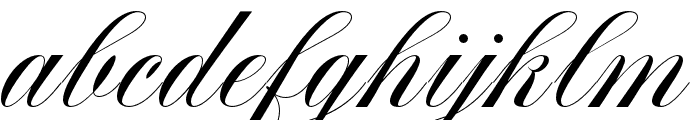 AstonScriptPro Font LOWERCASE