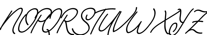 Astonia Italic Font UPPERCASE