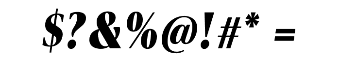 Astoria Classic Bold Italic Font OTHER CHARS