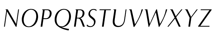 Astoria Classic Light Italic Font UPPERCASE