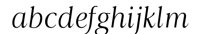Astoria Classic Light Italic Font LOWERCASE