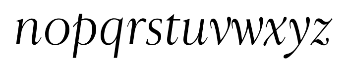 Astoria Classic Light Italic Font LOWERCASE
