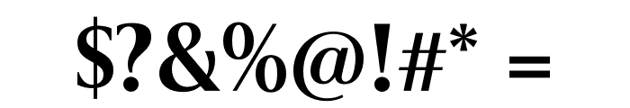 Astoria Classic Medium Font OTHER CHARS