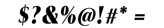 Astoria Classic Sans Bold Italic Font OTHER CHARS