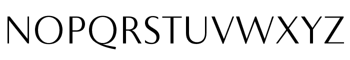 Astoria Classic Sans Light Font UPPERCASE