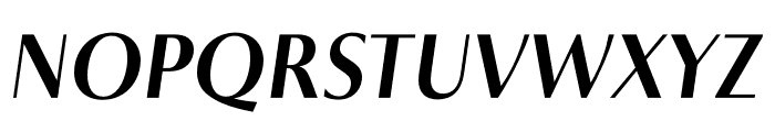 Astoria Classic Sans Medium Italic Font UPPERCASE