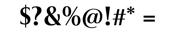 Astoria Classic Sans Medium Font OTHER CHARS