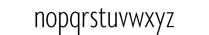 Astoria ExtraLight Condensed Font LOWERCASE