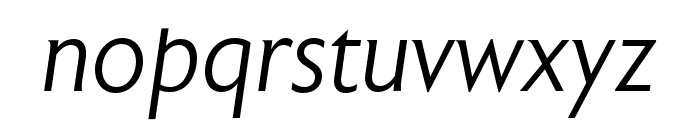 Astoria  Light Italic Font LOWERCASE