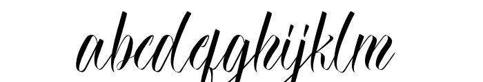 Astraia Font LOWERCASE