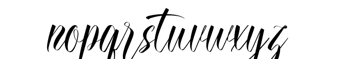 Astraia Font LOWERCASE