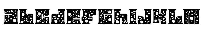 Astral Zenith Nine Font LOWERCASE