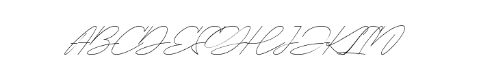 Astrellia Stroncil Font UPPERCASE