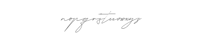Astrellia Stroncil Font LOWERCASE