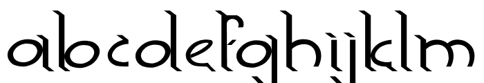 Astro Mercury Awesome Font LOWERCASE