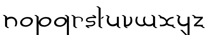 Astro Mercury Awesome Font LOWERCASE