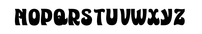 AstroRetro-Regular Font UPPERCASE