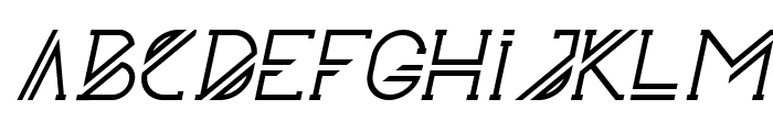 Astrobia Bold Italic Font LOWERCASE