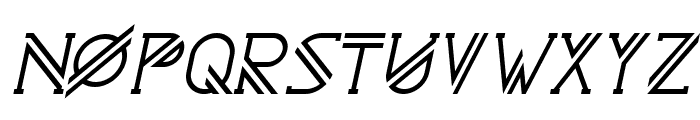 Astrobia Bold Italic Font LOWERCASE